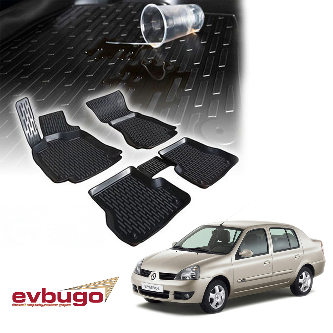 3D PASPAS SİYAH RENAULT SYMBOL 3 2013+